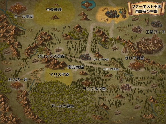 Map benua Duvedilica selatan