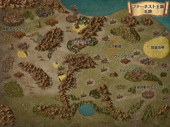 Map benua Duvedilica utara